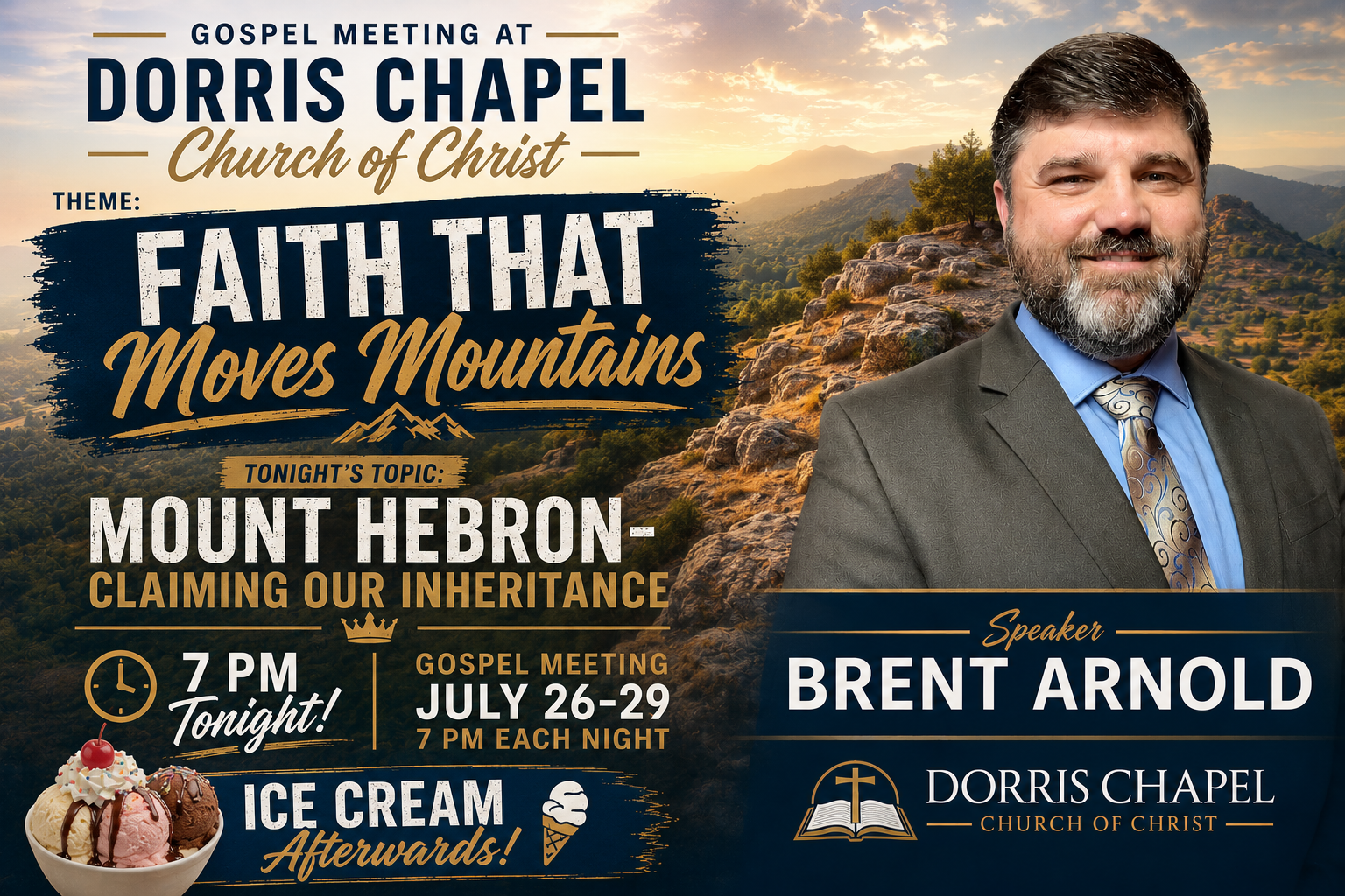 "Mount Hebron- Claiming Our Inheritance"